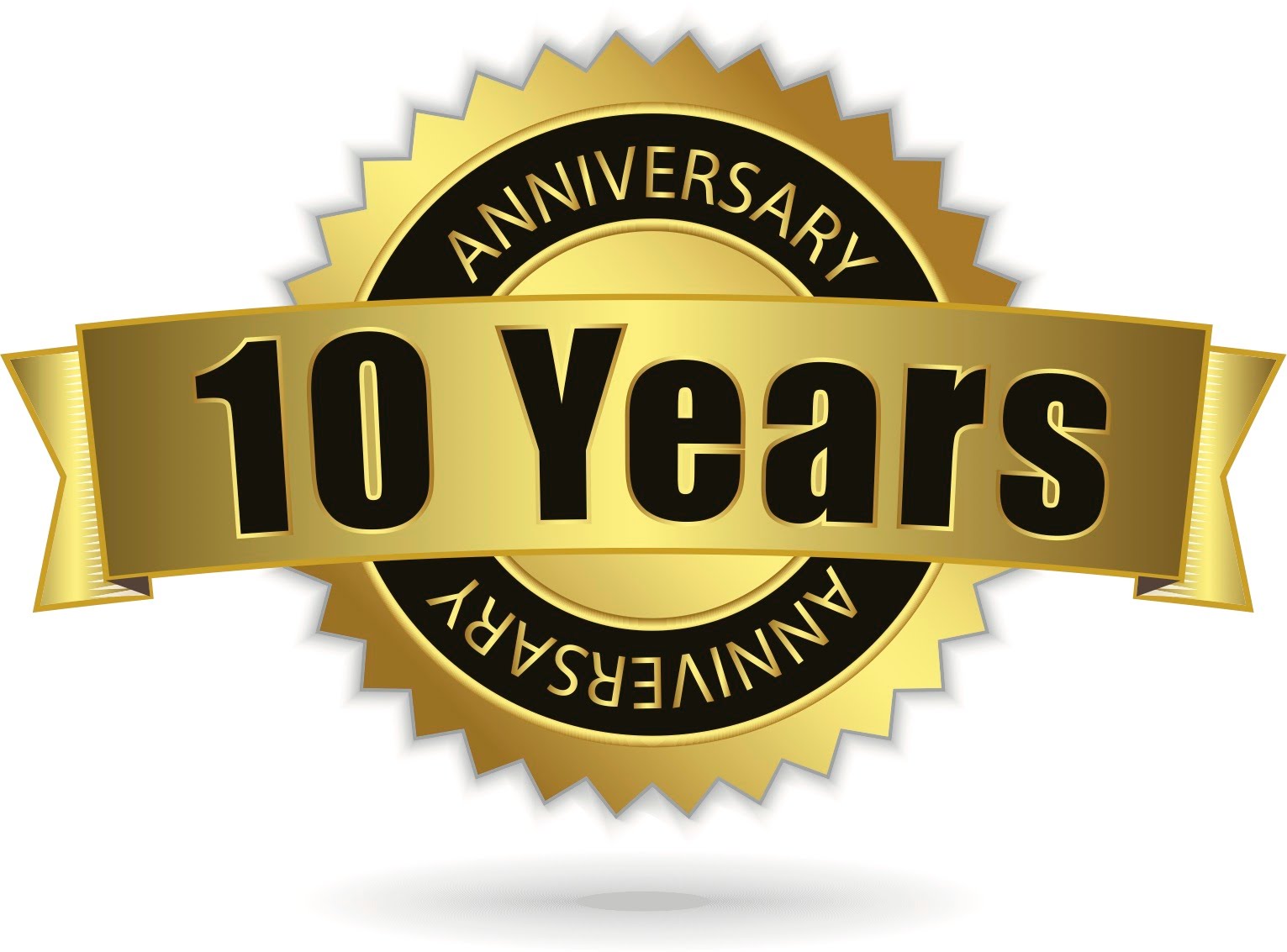 10 year work anniversary congratulations