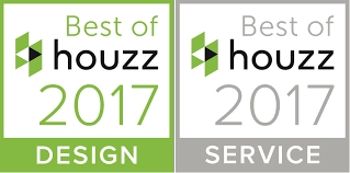 Best of Houzz 2017 awards for design and service, showcasing Wall To Wall Construction's achievements.