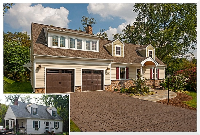Charming remodeled home exterior featuring a new roof, stone accents, and well-maintained landscaping.